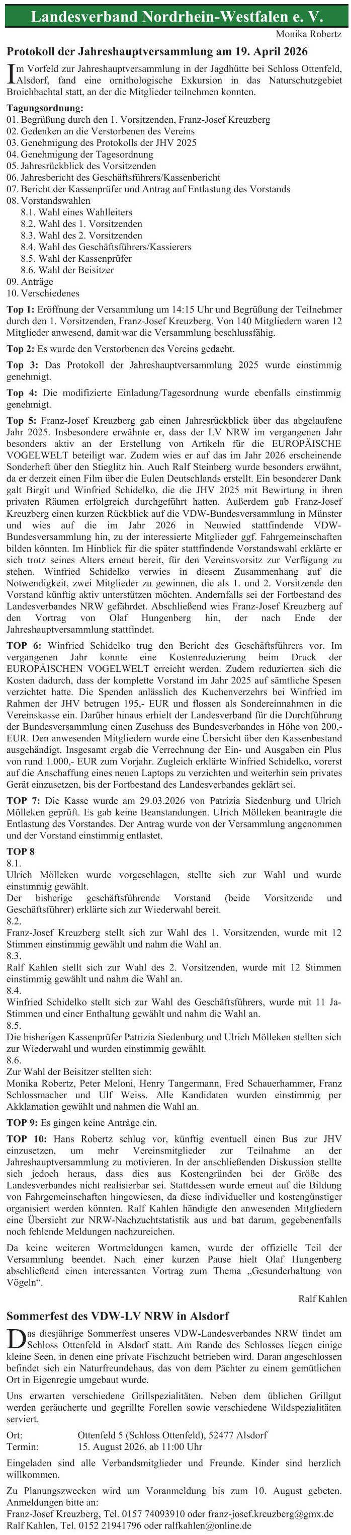 Landesverband Nordrhein-Westfalen