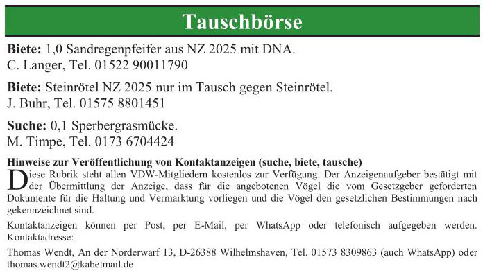 Tauschbörse