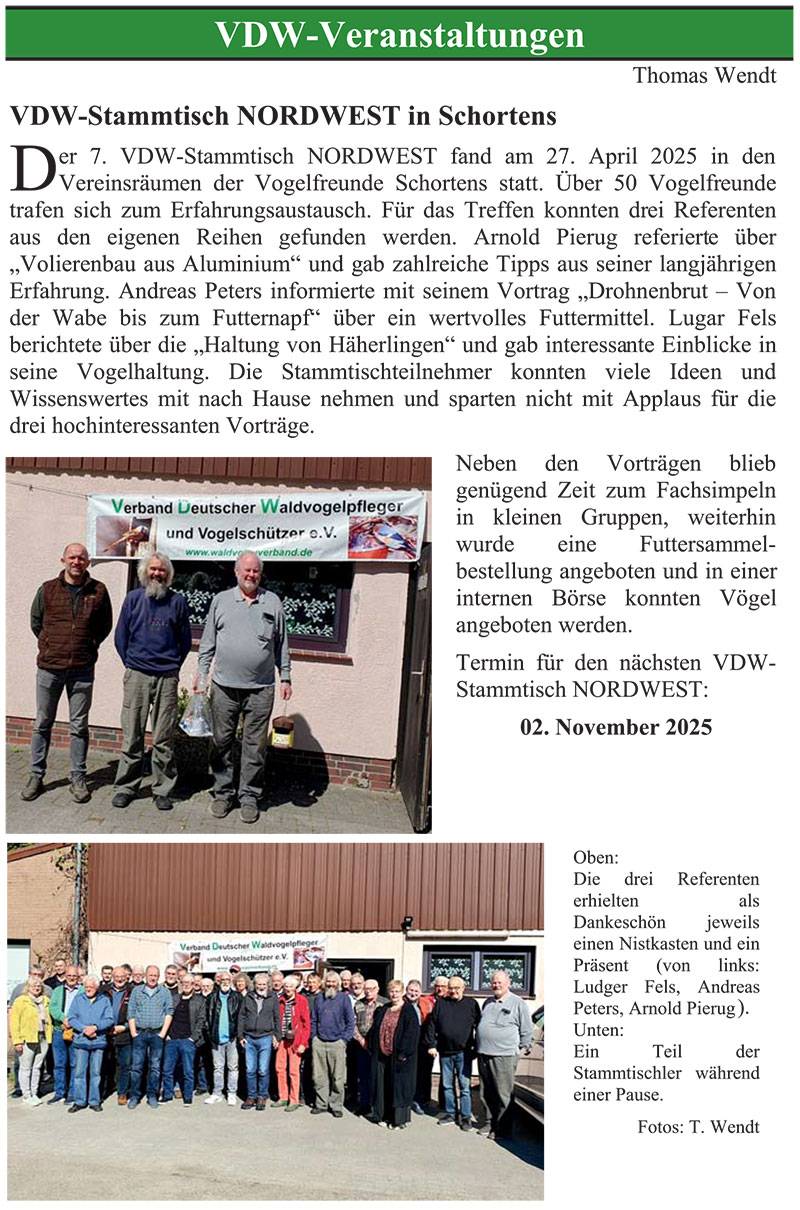 Veranstaltungen Bundesverband
